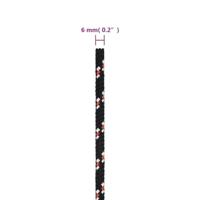 VidaXL Boot touw 6 mm 250 m polypropyleen zwart - thumbnail