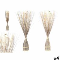 Decoratieve Bloem Gift Decor Wit 14 x 100 x 10 cm 8 x 100 x 18 cm (4 Stuks) - thumbnail