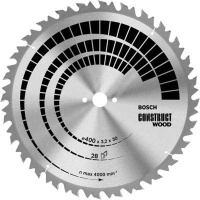 Bosch Accessories Construct Wood 2608640761 Hardmetaal-cirkelzaagblad 600 x 30 x 4 mm Aantal tanden: 40 1 stuk(s)