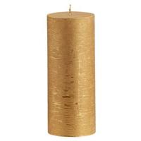 Stompkaars rustiek - goudkleur - 17xØ7 cm - thumbnail