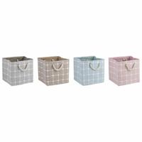 Decoratieve Doos DKD Home Decor Polyester EVA (30 x 30 x 30 cm) (4 Stuks) - thumbnail