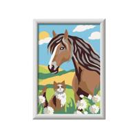 Ravensburger creart paard en poesje - thumbnail