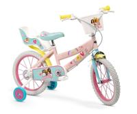Kinderfiets 16" Barbie Toimsa 1465 Roze - thumbnail