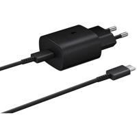 Samsung Oplader met Kabel 1m USB C 25W Zwart - thumbnail