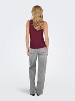 Only Onlea Glitter S/l 2-ways Top Jrs Noos Tops En Singlets Chocolate Truffle - thumbnail