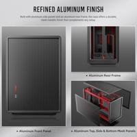 Antec 0-761345-10168-4 Mini-tower Gaming-behuizing Zwart Stoffilter - thumbnail