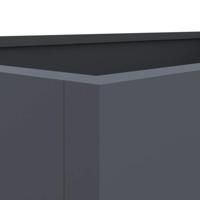 VidaXL Plantenbak 62x30x29 cm staal antracietkleurig - thumbnail