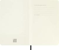Moleskine notitieboek, ft 9 x 14 cm, effen, soepele cover, 192 bladzijden, zwart - thumbnail