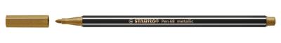 Viltstift STABILO Pen 68/820 medium metallic koper | 10 stuks