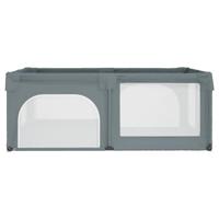 Babybox met 2 deuren oxford stof lichtgrijs - thumbnail