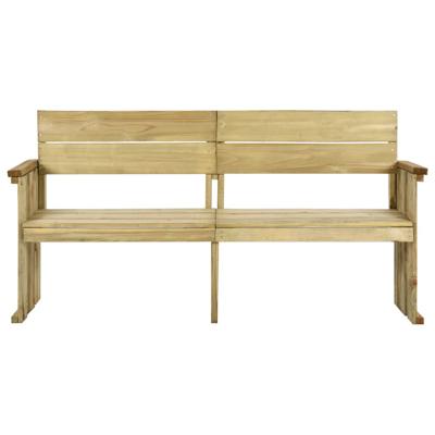 Tuinbank 172 cm geïmpregneerd grenenhout