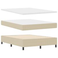 Boxspringbed met matras in lichtgroen-grijs, 140 x 200 cm, van corduroy stof - thumbnail