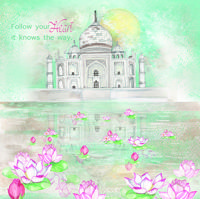 Wenskaart Tempel (Set van 3) - thumbnail