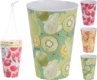 Yoghurtbeker to go kunststof - thumbnail