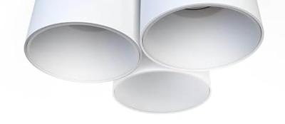 Lyora Witte plafondspotEye Tone 3-lichts - 8093