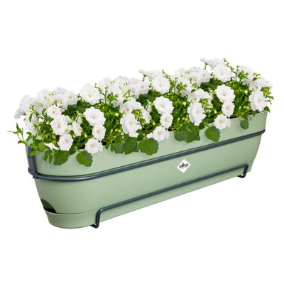 Elho Vibia Campana balkonbak Allin1 70 cm pistache groen - thumbnail