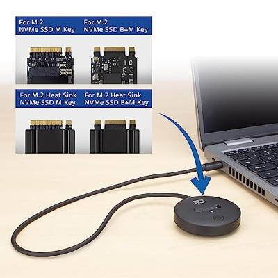 ACT m.2 nvme/pcie ssd dockingstation, usb-c 3.2 gen2 - thumbnail