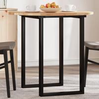 Tafelblad rond 80x2 cm massief acaciahout - thumbnail
