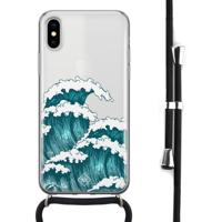 iPhone X/XS hoesje met koord - Wave - thumbnail