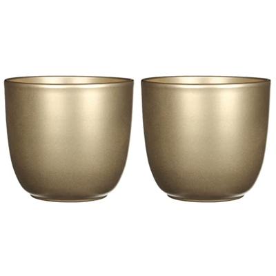 Pot tusca d14.5h14cm goud