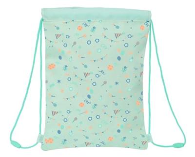 Rugtas met Koordjes Safta Fiesta Groen 26 x 34 x 1 cm