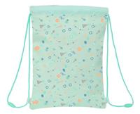 Rugtas met Koordjes Safta Fiesta Groen 26 x 34 x 1 cm - thumbnail