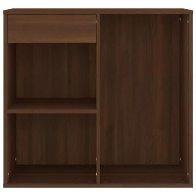 Cosmeticakast 80x40x75 cm bewerkt hout bruineikenkleurig Cosmeticakast 80x40x75 cm bewerkt hout bruineikenkleurig