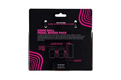 Ernie Ball 6224 Flat Ribbon Patch Cables Pedal Board Pack (diverse lengtes)