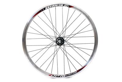Weinmann DP18 Fixed Gear Achterwiel - Zilver Zwart Weinmann DP18 Fixed Gear Achterwiel - Zilver Zwart
