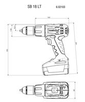 Metabo SB 18 LT Compact Accu-klopboormachine Incl. 2 accus, Incl. accessoires - thumbnail