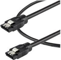 .com 0.3 m Round SATA Cable - Latching Connectors - 6Gbs SATA Cable - SATA-kabel - Serial ATA 150/300/600 - SATA (R) met grendel naar SATA (R) met grendel - 30 cm - thumbnail