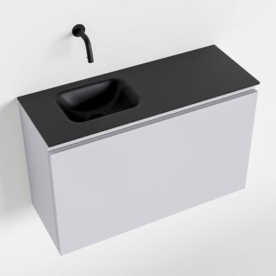 MONDIAZ OLAN 80cm toiletmeubel cale. LEX wastafel urban links geen kraangat