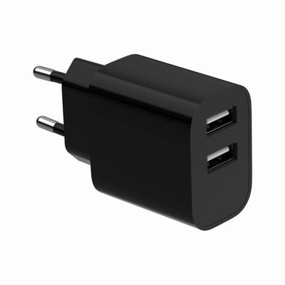 Universele USB lader, 2X USB 2.1A, Mix Color