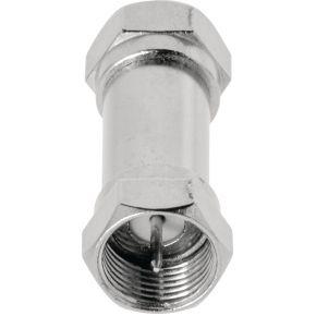 Valueline VLSP41941M Antenne Adapter F-male - F-male Zilver