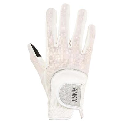 Anky Technical Mesh Handschoen wit maat:6,5 Anky Technical Mesh Handschoen wit maat:6,5