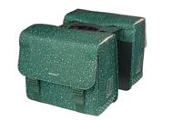 Basil Dubbele fietstas flair mik 35 liter 15 x 35 x 31 cm (2x) - groen - thumbnail