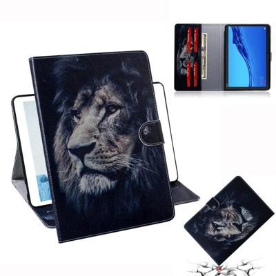 Leeuw patroon horizontale Flip lederen case voor Huawei MediaPad M5 Lite 10 1 met houder & Card slot & portemonnee