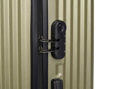 Kofferset Groen Strepen 3 Onderdelen