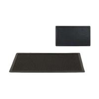 Deurmat Hidalgo Zwart Rubber 70 x 40 cm industrial - thumbnail