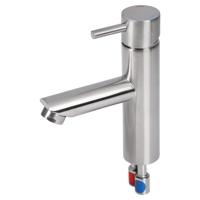 Differnz Differnz koud/warmwater kraan recht - mat chroom - thumbnail