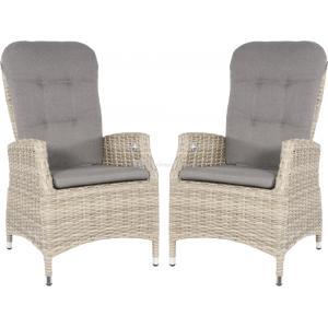 Soho Comfort Mountain tuinstoel taupe set van 2 Soho Comfort Mountain tuinstoel taupe set van 2