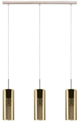 Eglo Eetkamer hanglampSelvino 3-lichts met smoke glas - 98697