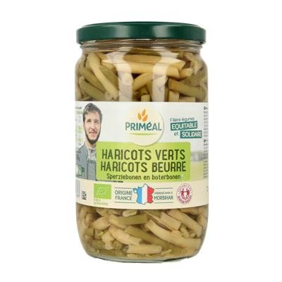 Primeal Sperziebonen en boterbonen uit Frankrijk bio 660 Gram