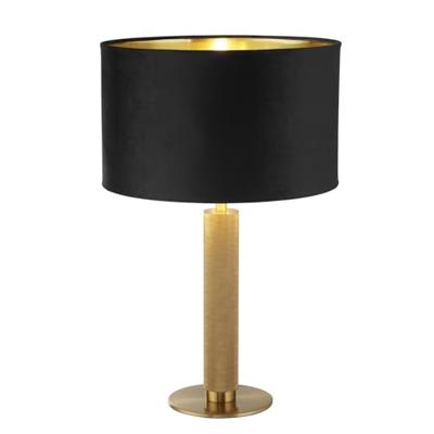 Searchlight Gouden tafellampLondon met zwarte kap - EU65721BK