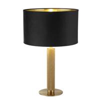 Searchlight Gouden tafellampLondon met zwarte kap - EU65721BK - thumbnail