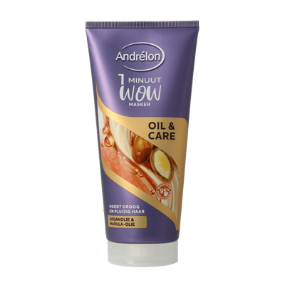 Andrelon Masker 1 minuut wow oil & care 180 Milliliter Andrelon Masker 1 minuut wow oil & care 180 Milliliter