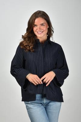 Academia blouse Lisette 75D16-630 riga blu