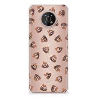 TPU bumper voor Nokia G50 Poep Emojis - thumbnail