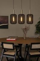 Lucide CORINA - Hanglamp - 3xE27 - Zwart - thumbnail