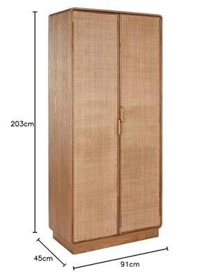 Kast Home ESPRIT Natuurlijk 91 x 45 x 203 cm